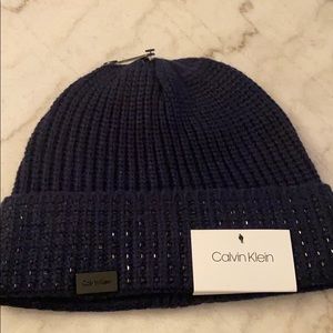 Calvin Klein Blue Beanie